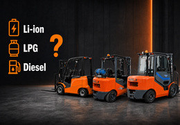 Wózek widłowy 2,5 t: Li-ion, LPG czy Diesel? Który napęd wybrać?